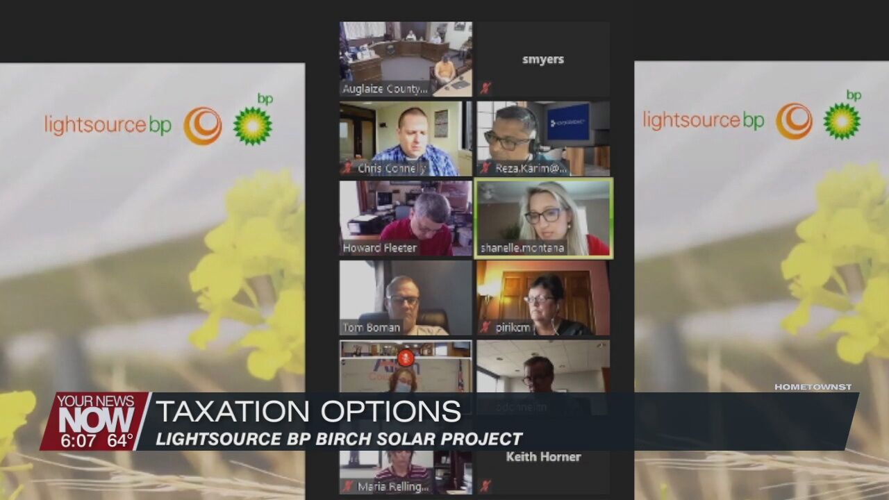 LightSource bp presenting information about taxation on renewable energy sources such as solar